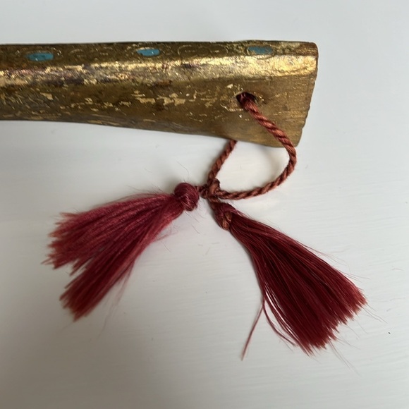 Italian Florentine Large Gold Gilt Wood Ladle Spoon Wall Hanging Italy - Picture 7 of 14